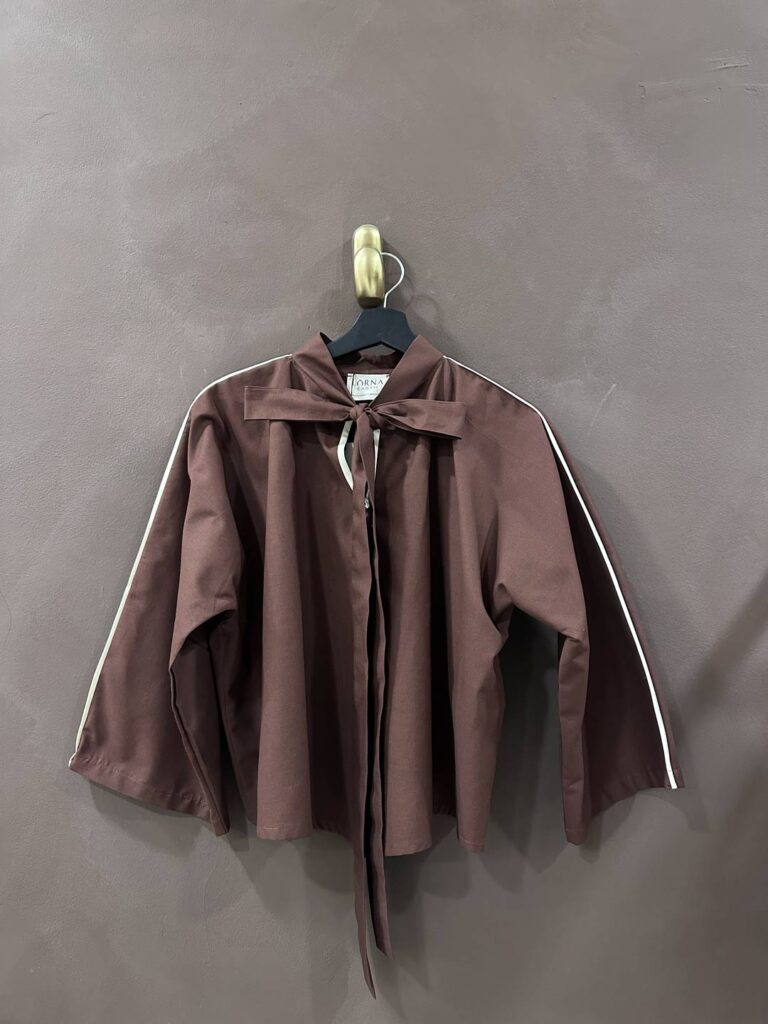 nox blouse cotton chocolate 4