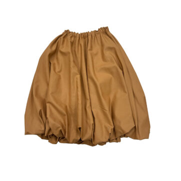 MEKUB FALDA MIDI GLOBO CARAMELO